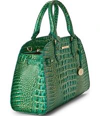 BRAHMIN Melbourne Collection Angelina Jungle Jewel Satchel Bag