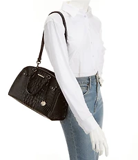 BRAHMIN Melbourne Collection Angelina Satchel Handle Bag