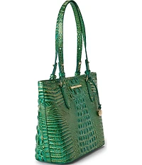 BRAHMIN Melbourne Collection Asher Jungle Jewel Medium Tote Bag