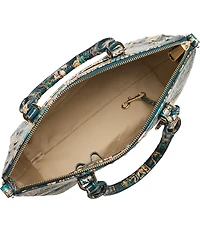 BRAHMIN Melbourne Collection Bejeweled Duxbury Satchel Bag