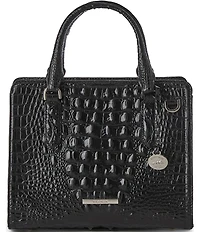 BRAHMIN Melbourne Collection Black Cami Satchel Bag