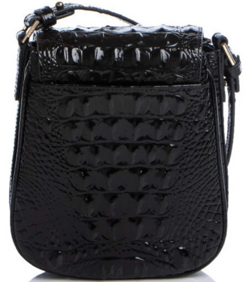 BRAHMIN Melbourne Collection Black Everlee Crossbody Bag