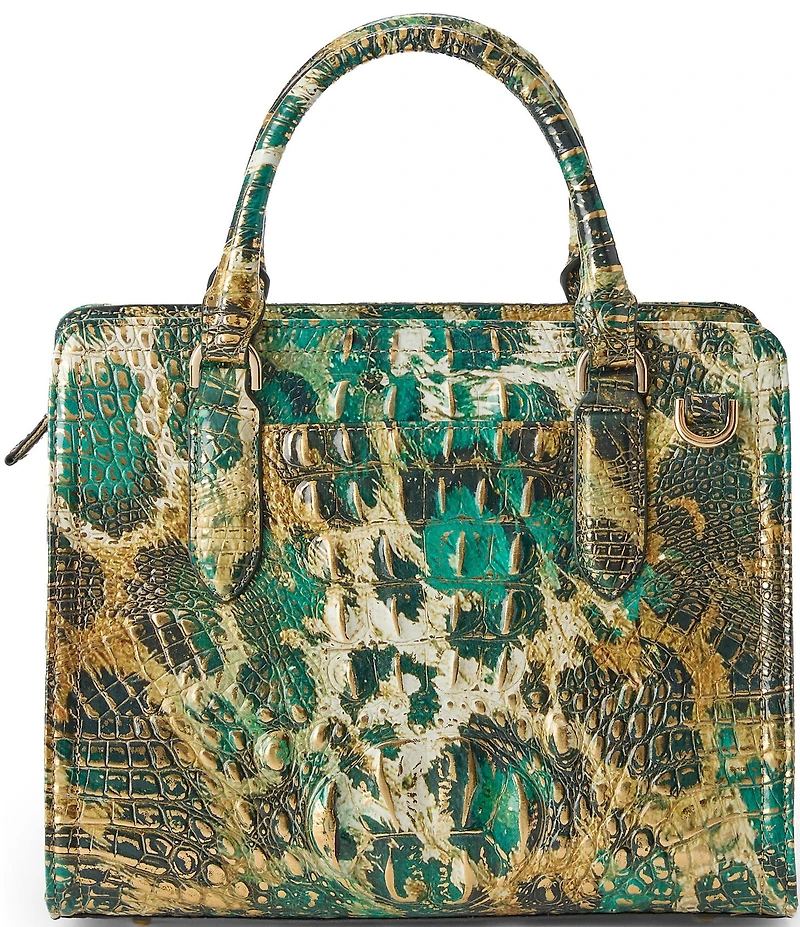 BRAHMIN Melbourne Collection Cami Roaring Animal Print Satchel Bag