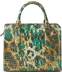 BRAHMIN Melbourne Collection Cami Roaring Animal Print Satchel Bag