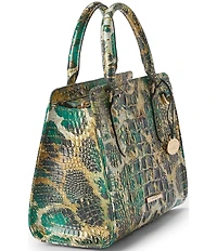 BRAHMIN Melbourne Collection Cami Roaring Animal Print Satchel Bag