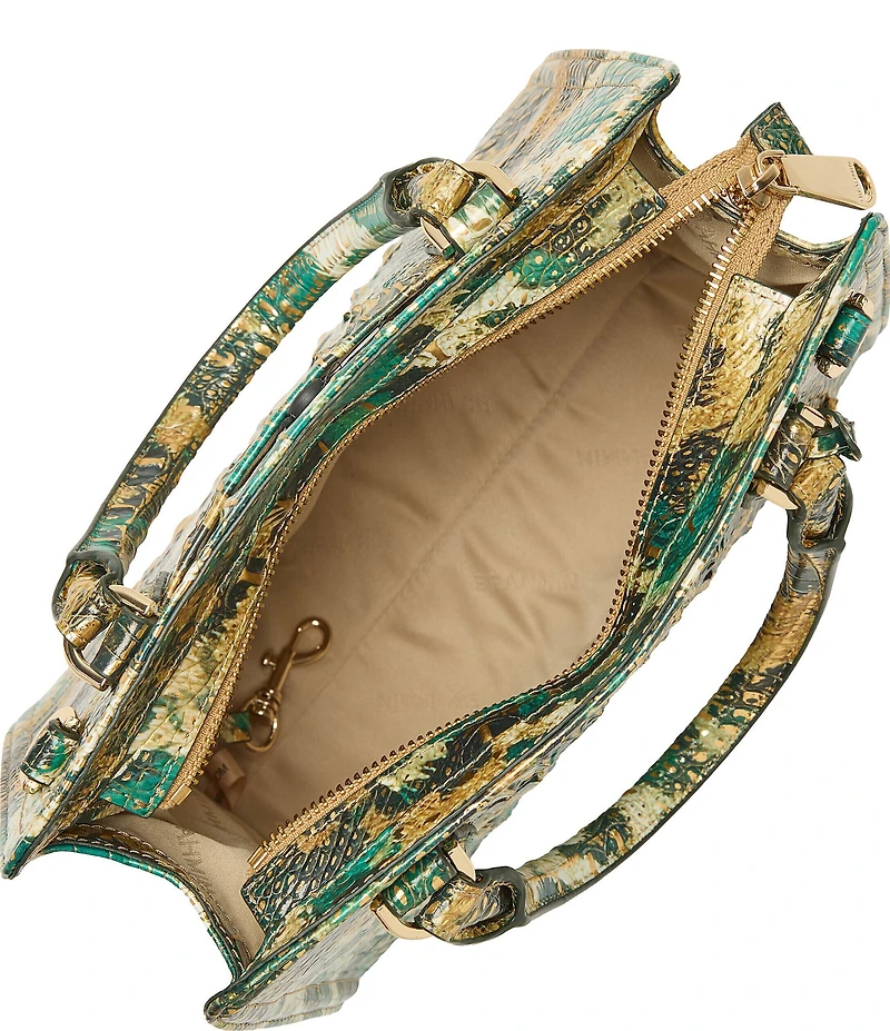 BRAHMIN Melbourne Collection Cami Roaring Animal Print Satchel Bag