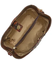 BRAHMIN Melbourne Collection Celina Tortoise Shell Bucket Bag