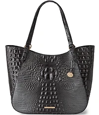 BRAHMIN Melbourne Collection Charcoal Aliza Tote Bag