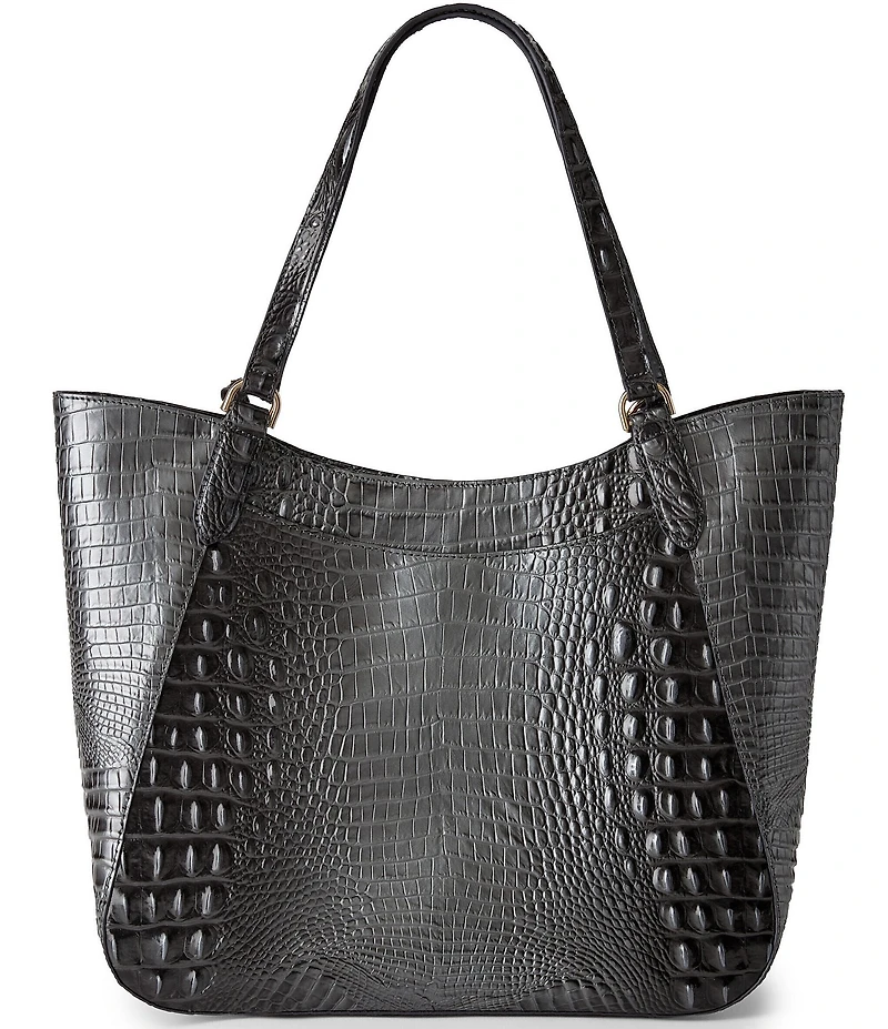 BRAHMIN Melbourne Collection Charcoal Aliza Tote Bag