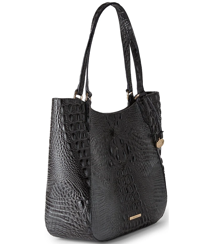 BRAHMIN Melbourne Collection Charcoal Aliza Tote Bag
