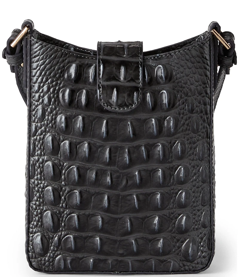 BRAHMIN Melbourne Collection Charcoal Marley Crossbody Bag