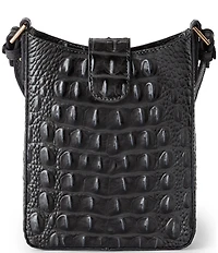 BRAHMIN Melbourne Collection Charcoal Marley Crossbody Bag