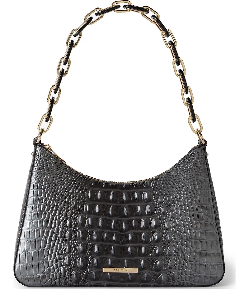 BRAHMIN Melbourne Collection Charcoal Mod Esme Shoulder Bag