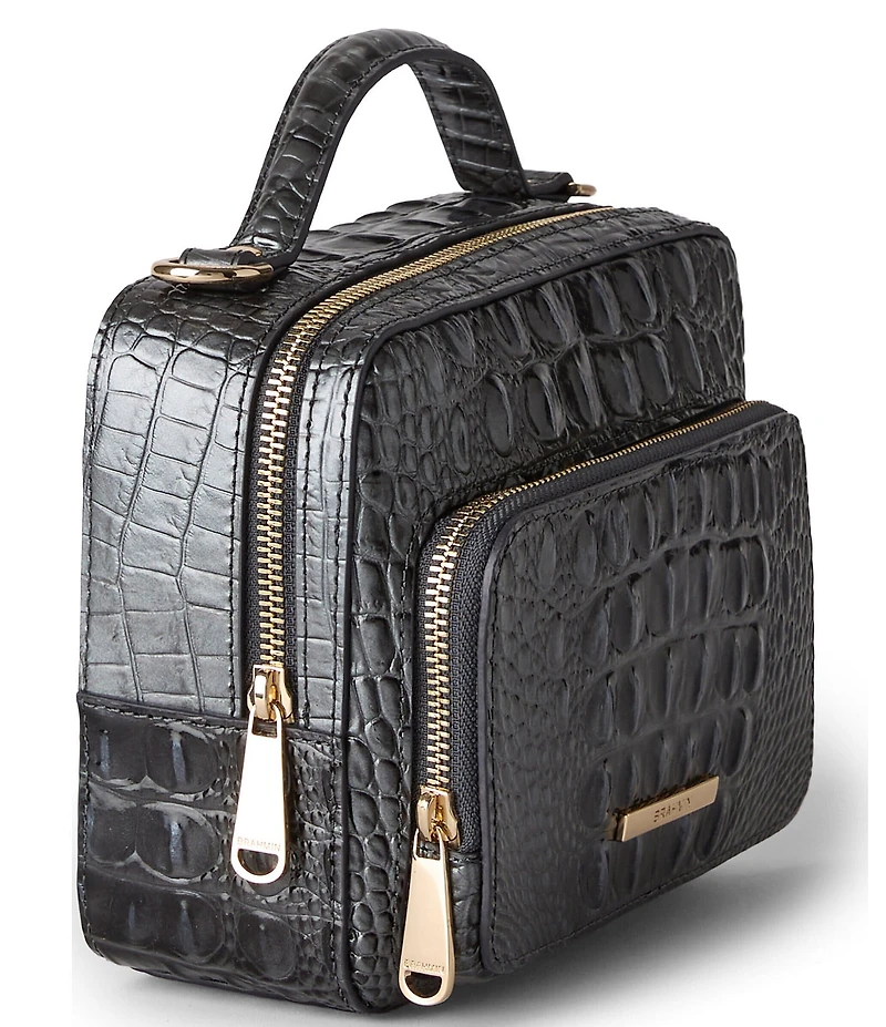 BRAHMIN Melbourne Collection Charcoal Tori Crossbody Bag