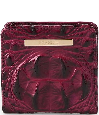 BRAHMIN Melbourne Collection Cherry Lacquer Jane Mini Bifold Wallet