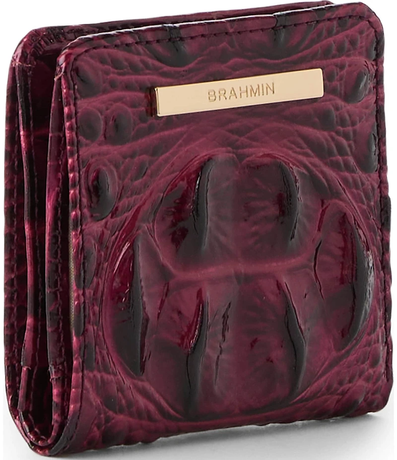BRAHMIN Melbourne Collection Cherry Lacquer Jane Mini Bifold Wallet