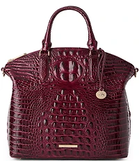 BRAHMIN Melbourne Collection Cherry Lacquer Large Duxbury Satchel Bag