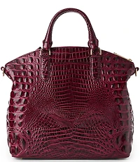 BRAHMIN Melbourne Collection Cherry Lacquer Large Duxbury Satchel Bag