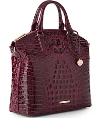 BRAHMIN Melbourne Collection Cherry Lacquer Large Duxbury Satchel Bag