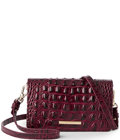 BRAHMIN Melbourne Collection Cherry Lacquer Minuette Crossbody Bag