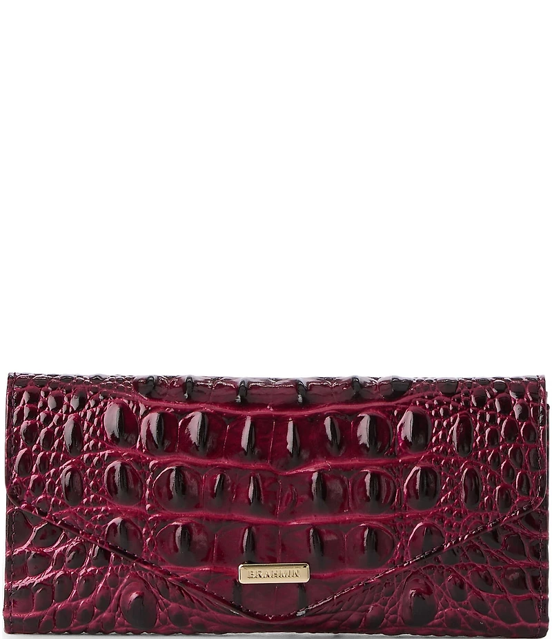 BRAHMIN Melbourne Collection Cherry Lacquer Veronica Wallet