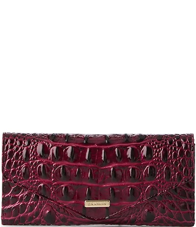 BRAHMIN Melbourne Collection Cherry Lacquer Veronica Wallet