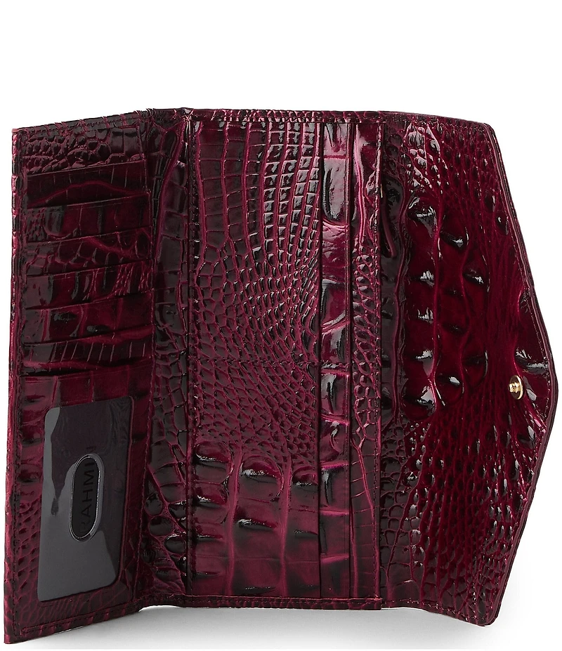 BRAHMIN Melbourne Collection Cherry Lacquer Veronica Wallet