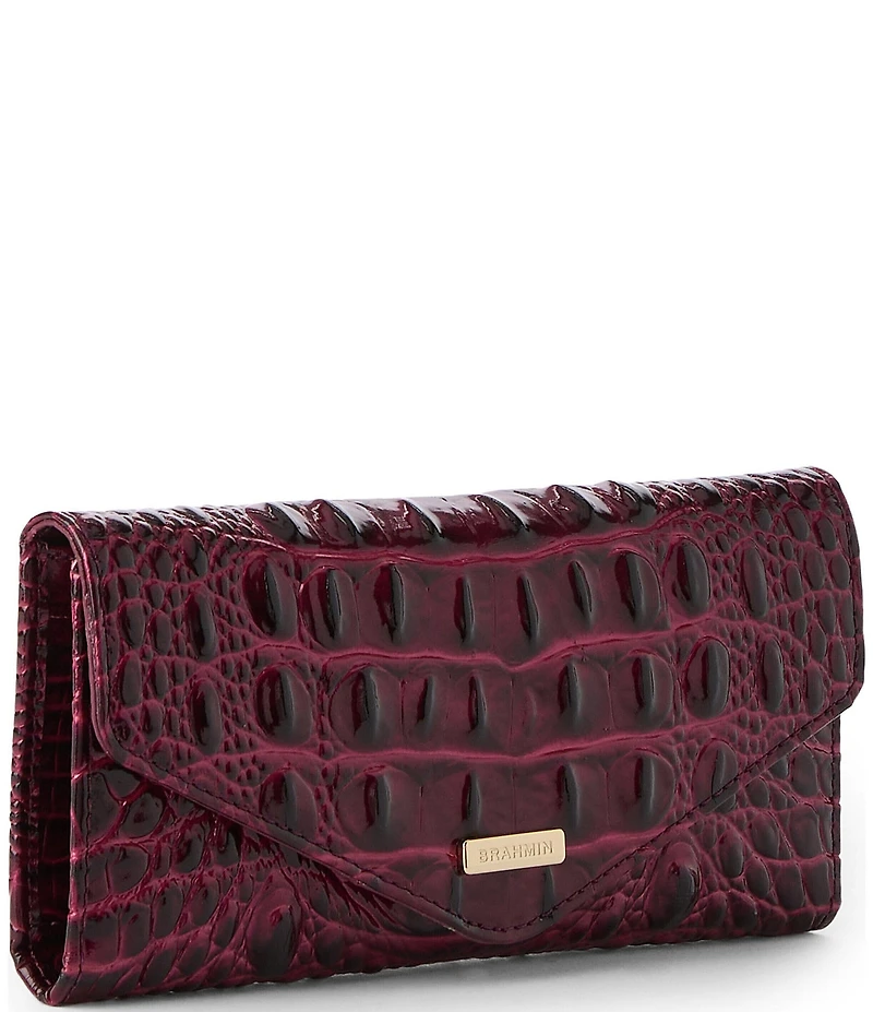 BRAHMIN Melbourne Collection Cherry Lacquer Veronica Wallet