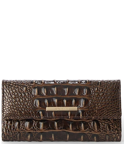 BRAHMIN Melbourne Collection Chocolate Cordelia Wallet