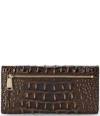 BRAHMIN Melbourne Collection Chocolate Cordelia Wallet