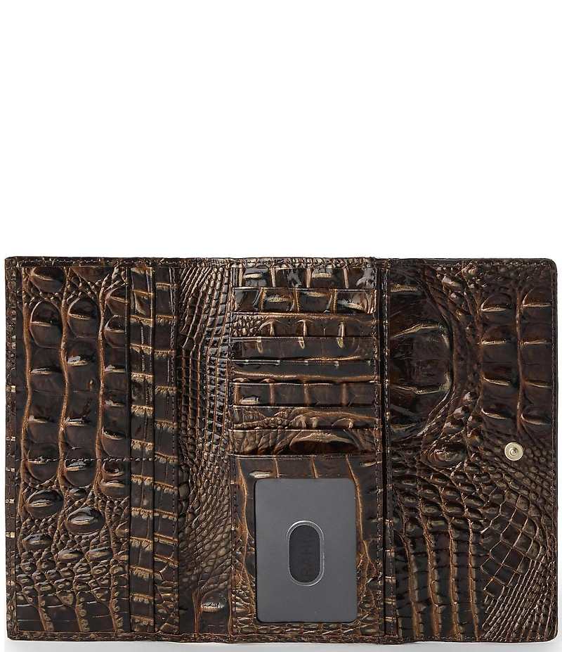 BRAHMIN Melbourne Collection Chocolate Cordelia Wallet
