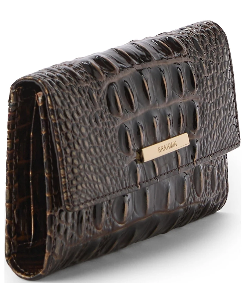 BRAHMIN Melbourne Collection Chocolate Cordelia Wallet
