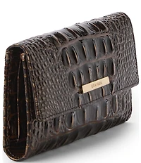 BRAHMIN Melbourne Collection Chocolate Cordelia Wallet