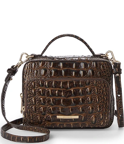 BRAHMIN Melbourne Collection Chocolate Tori Crossbody Bag