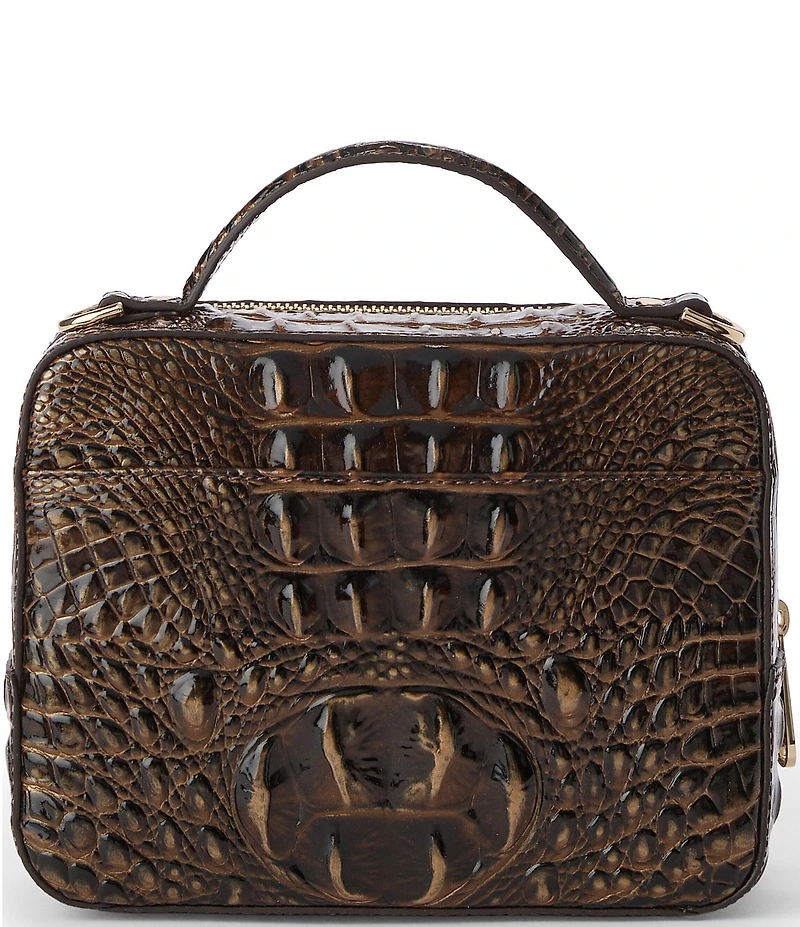 BRAHMIN Melbourne Collection Chocolate Tori Crossbody Bag