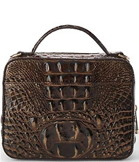 BRAHMIN Melbourne Collection Chocolate Tori Crossbody Bag