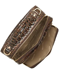 BRAHMIN Melbourne Collection Chocolate Tori Crossbody Bag