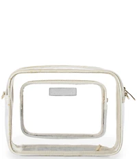 BRAHMIN Melbourne Collection Clear Chantilly Shea Crossbody Bag