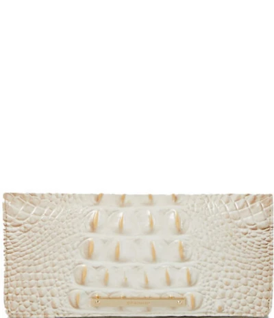 BRAHMIN Melbourne Collection Contour Crocodile-Embossed Ady Wallet