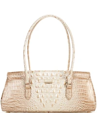 BRAHMIN Melbourne Collection Dayan Contour East-West Satchel Bag