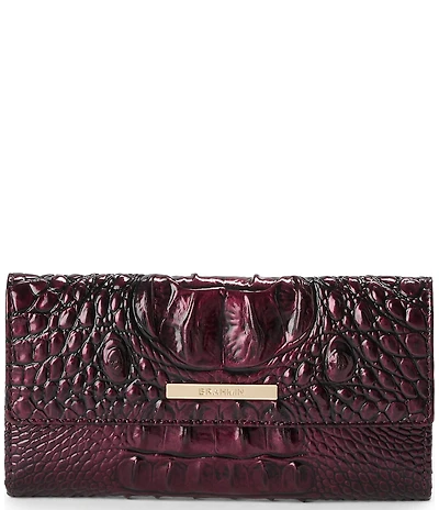 BRAHMIN Melbourne Collection Cordelia Oxblood Wallet