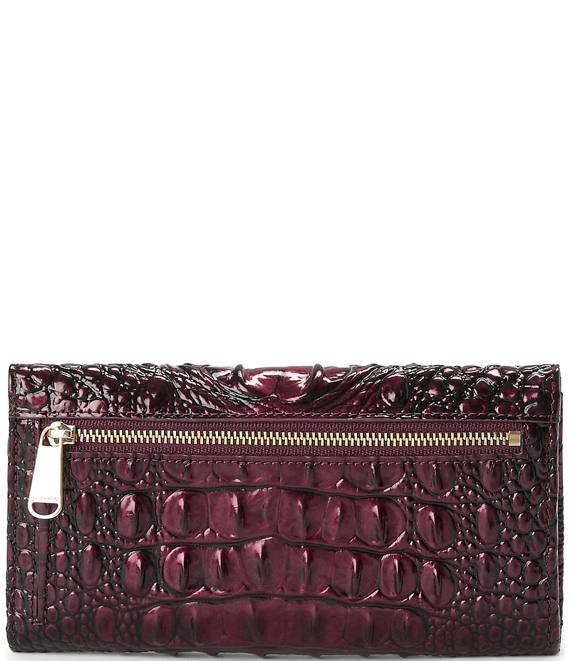 BRAHMIN Melbourne Collection Cordelia Oxblood Wallet