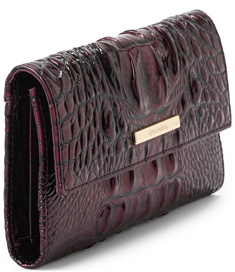 BRAHMIN Melbourne Collection Cordelia Oxblood Wallet