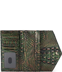 BRAHMIN Melbourne Collection Crocodile-Embossed Veronica Envelope Wallet