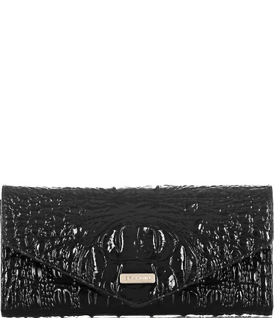 BRAHMIN Melbourne Collection Crocodile-Embossed Veronica Envelope Wallet