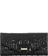 BRAHMIN Melbourne Collection Crocodile-Embossed Veronica Envelope Wallet