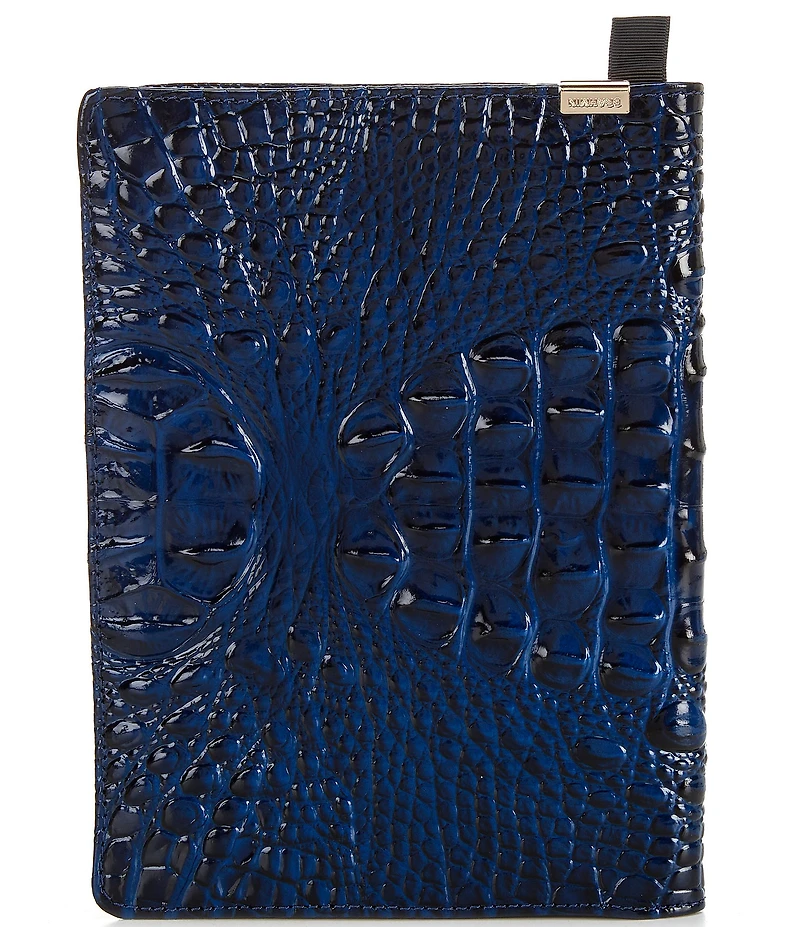 BRAHMIN Melbourne Collection Crocodile Embossed Leather Journal