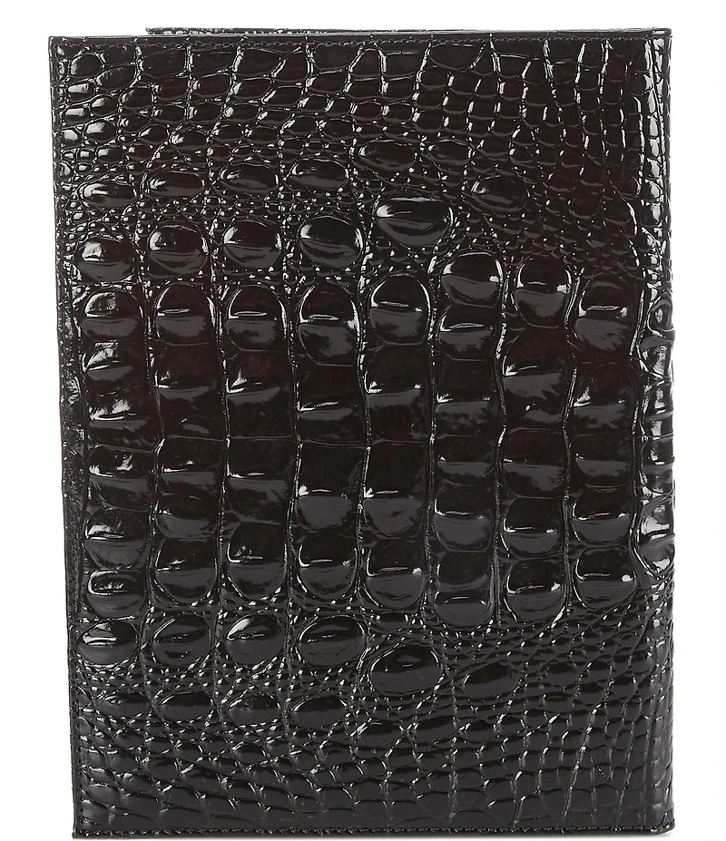 BRAHMIN Melbourne Collection Crocodile Embossed Leather Journal