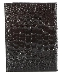 BRAHMIN Melbourne Collection Crocodile Embossed Leather Journal