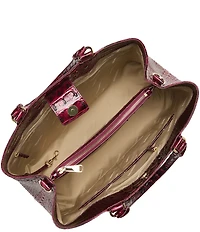 BRAHMIN Melbourne Collection Denise Magnetic Snap Satchel Bag